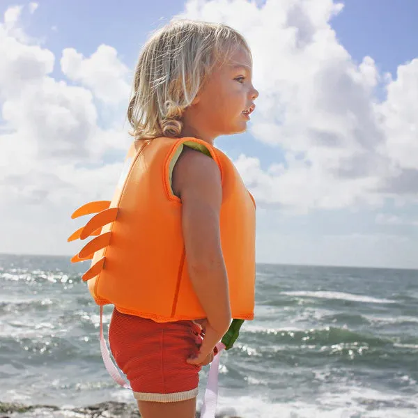 Sunnylife, Swim Vest, 2-3 Years, Neon Orange