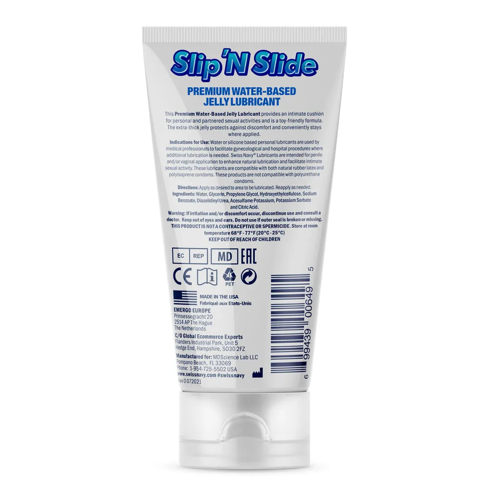 Swiss Navy Slip 'N Slide Premium Jelly Lubricant 5 oz.