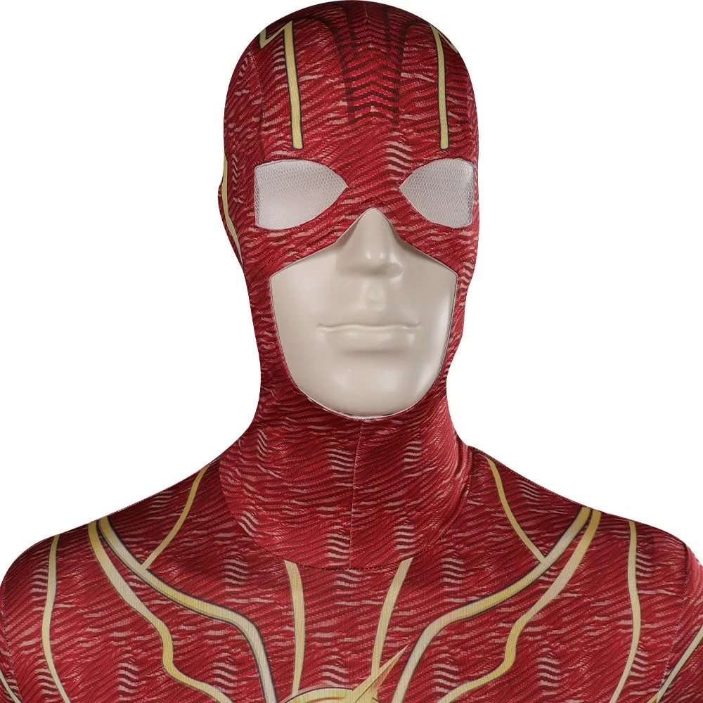 The Flash Barry Allen Jumpsuit Halloween Carnival Cosplay Costume