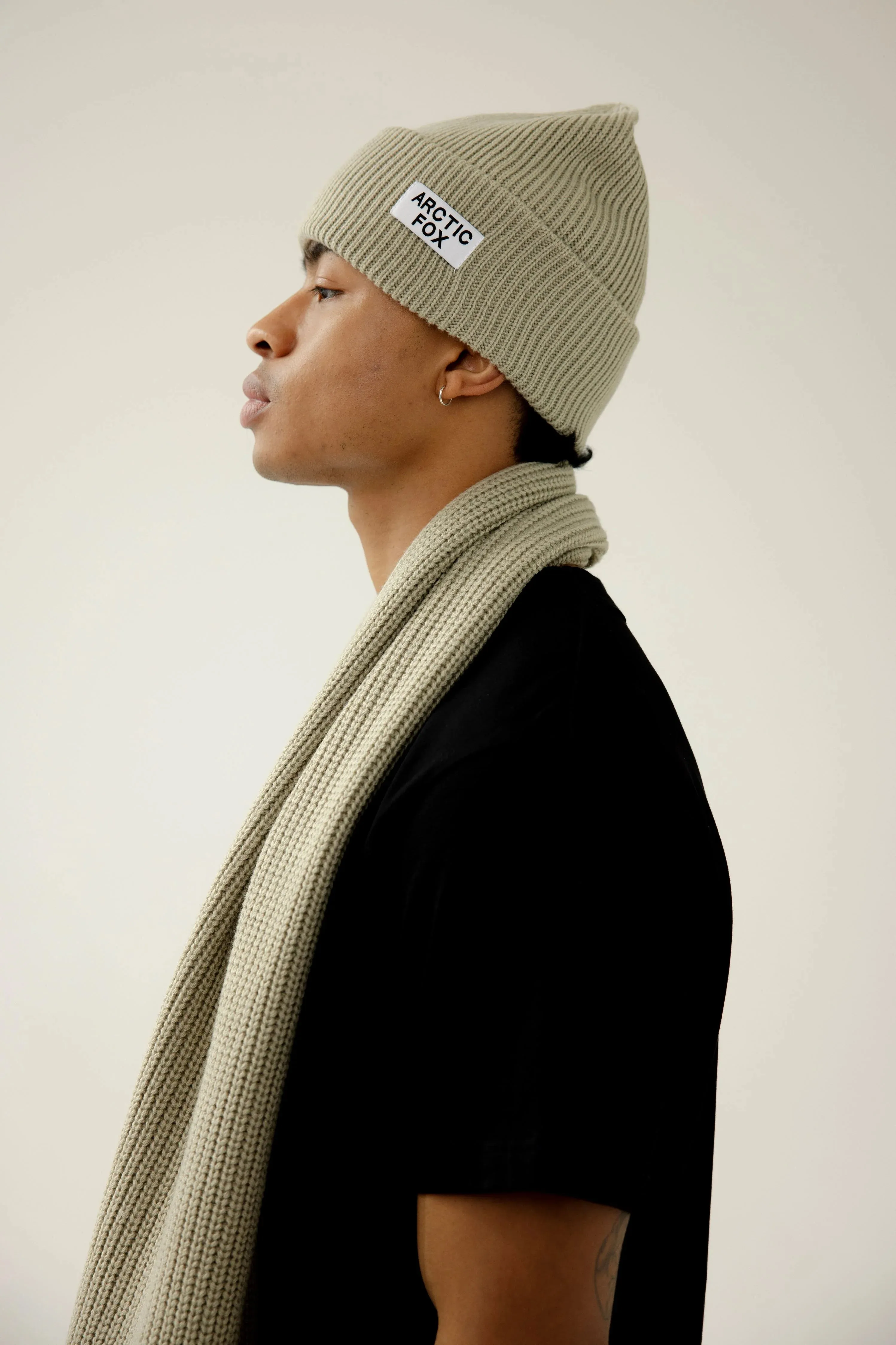 The Recycled Bottle Beanie in Arctic Grey