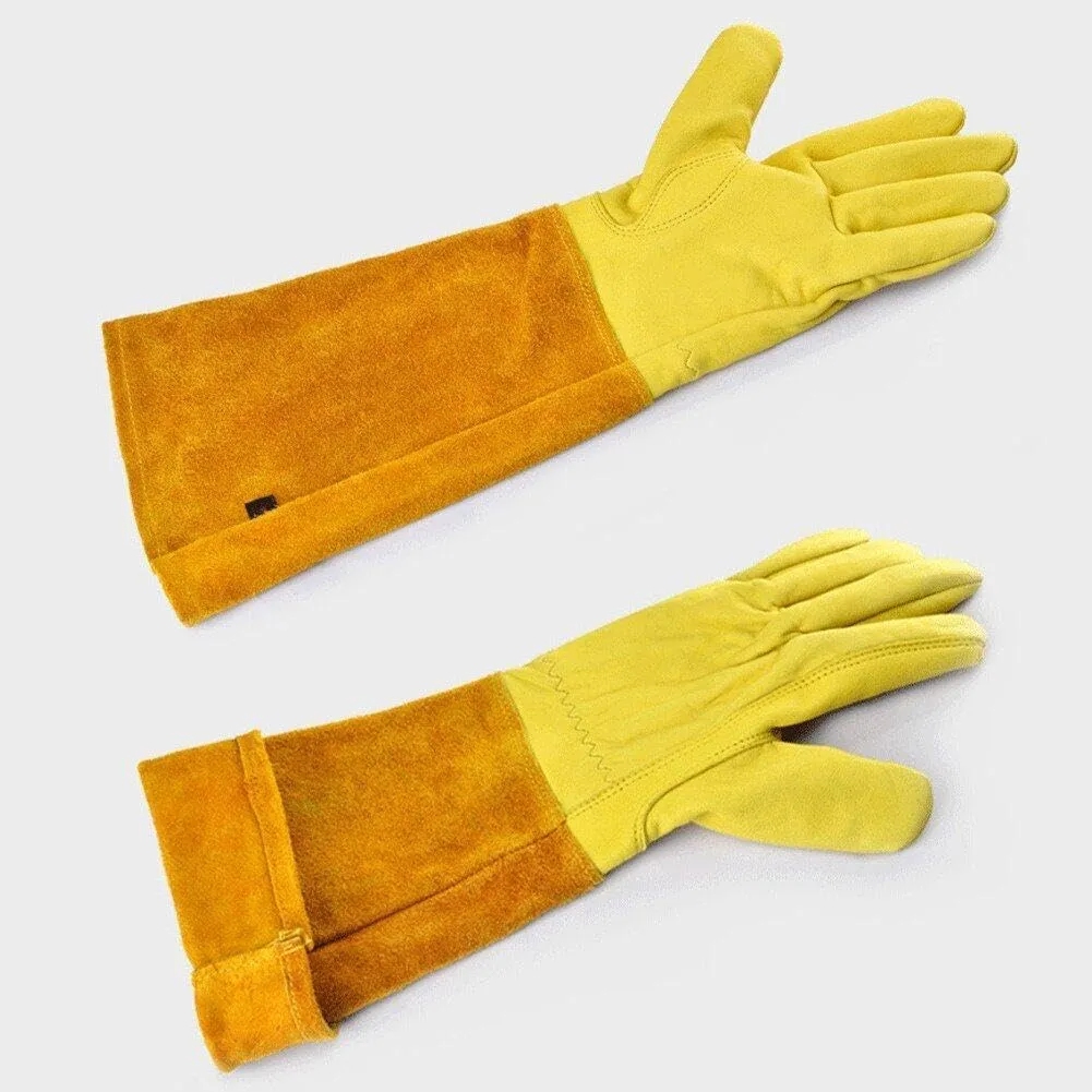 Thorn Proof Long Garden Gloves XL -Yellow