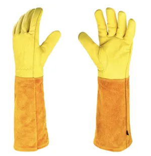 Thorn Proof Long Garden Gloves XL -Yellow