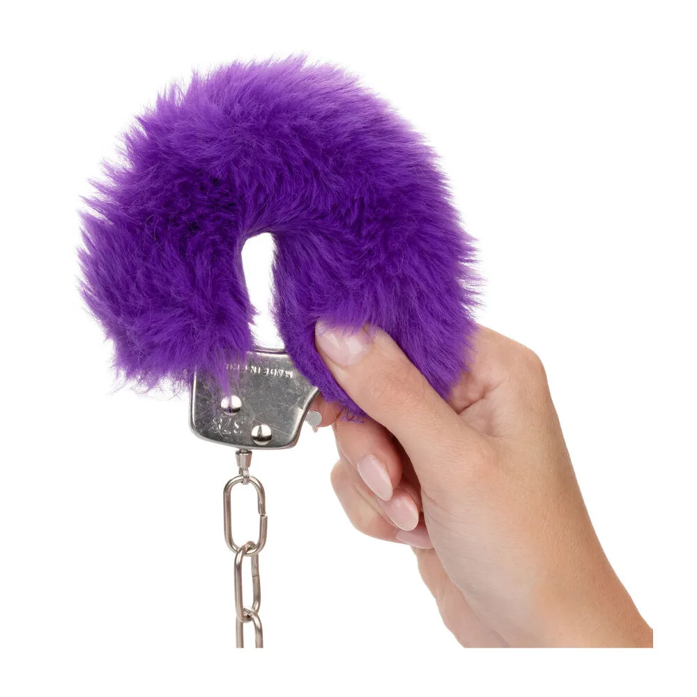 Ultra Fluffy Furry Cuffs Purple