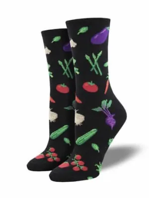 Veggie Might Women's Crew Sock