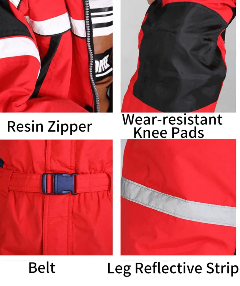 Waterproof Warm Ski Jumpsuit with Fleece Lining - SF2052