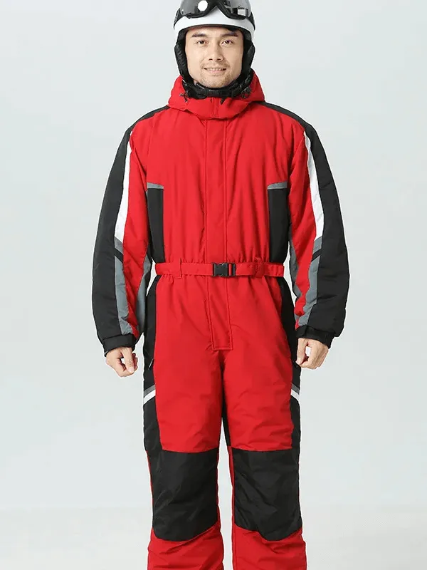 Waterproof Warm Ski Jumpsuit with Fleece Lining - SF2052