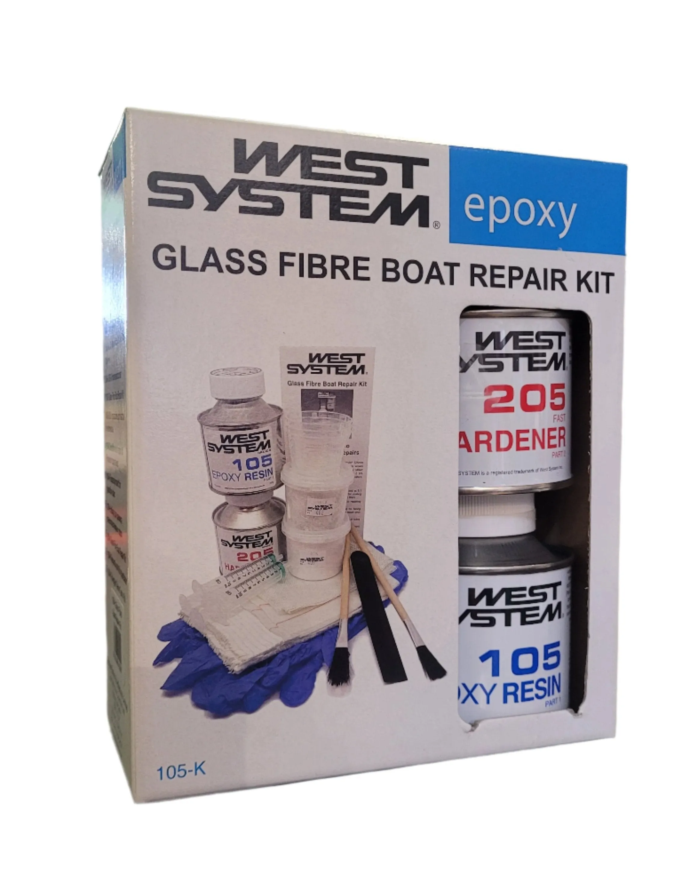 West System Epoxy Glass Fibre Boat Repair Kit