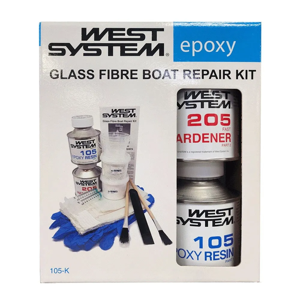 West System Epoxy Glass Fibre Boat Repair Kit