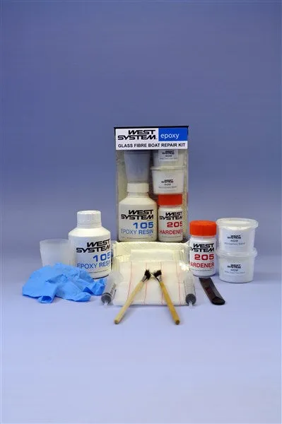 West System Epoxy Glass Fibre Boat Repair Kit