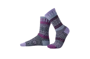 Wisteria Recycled Cotton Crew Socks